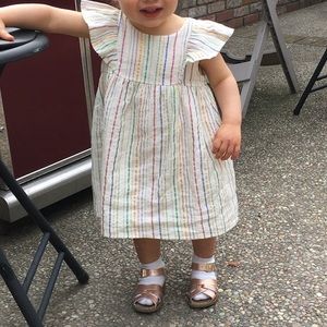 OLD NAVY: Cream w/metallic stripes 👗